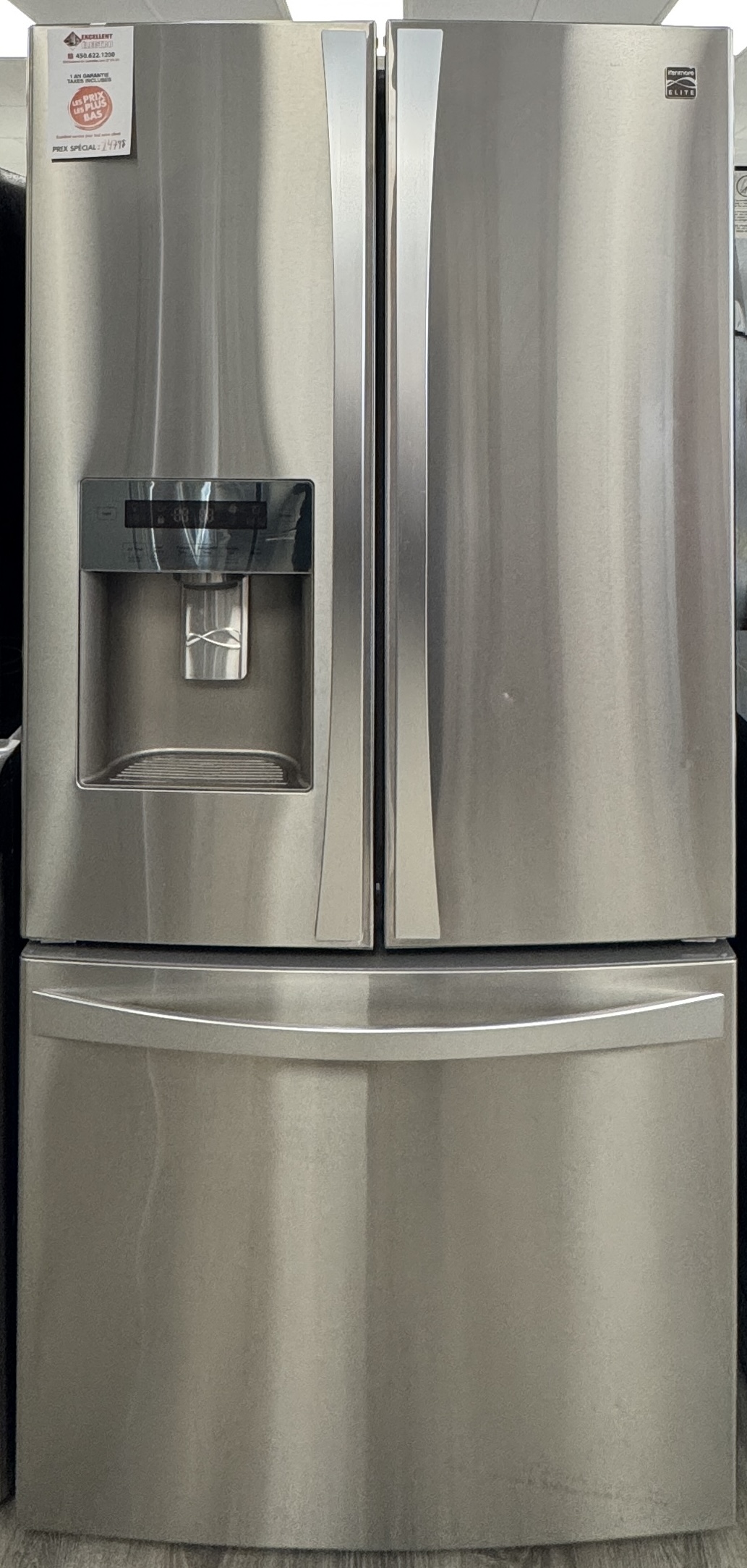 Kenmore Elite - 33'' Refrigerator - Stainless Steel - French Door - Refurbished - 30002