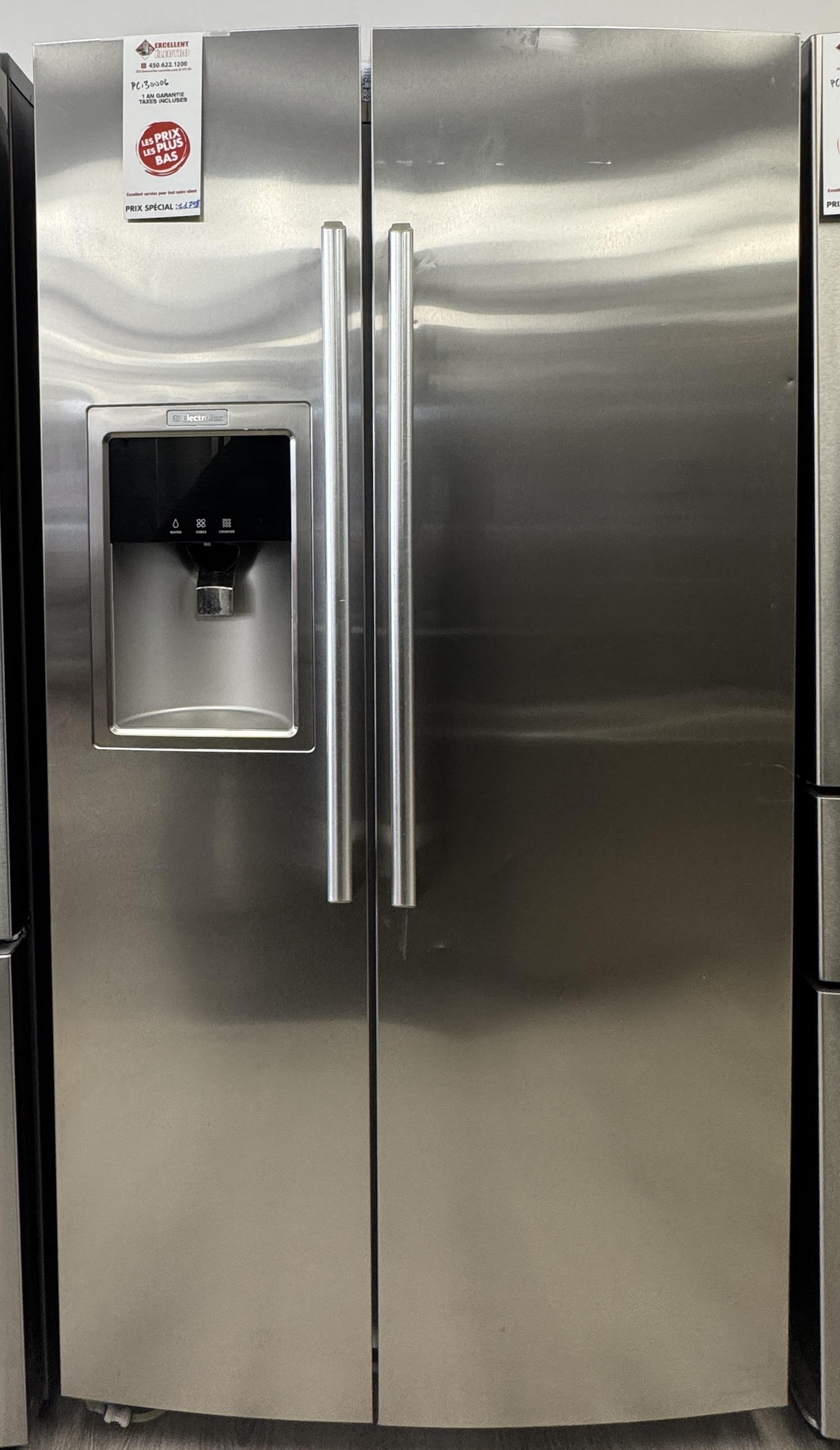 Electrolux - 36'' Refrigerator - Stainless Steel - Side by Side - Refurbished - 30006