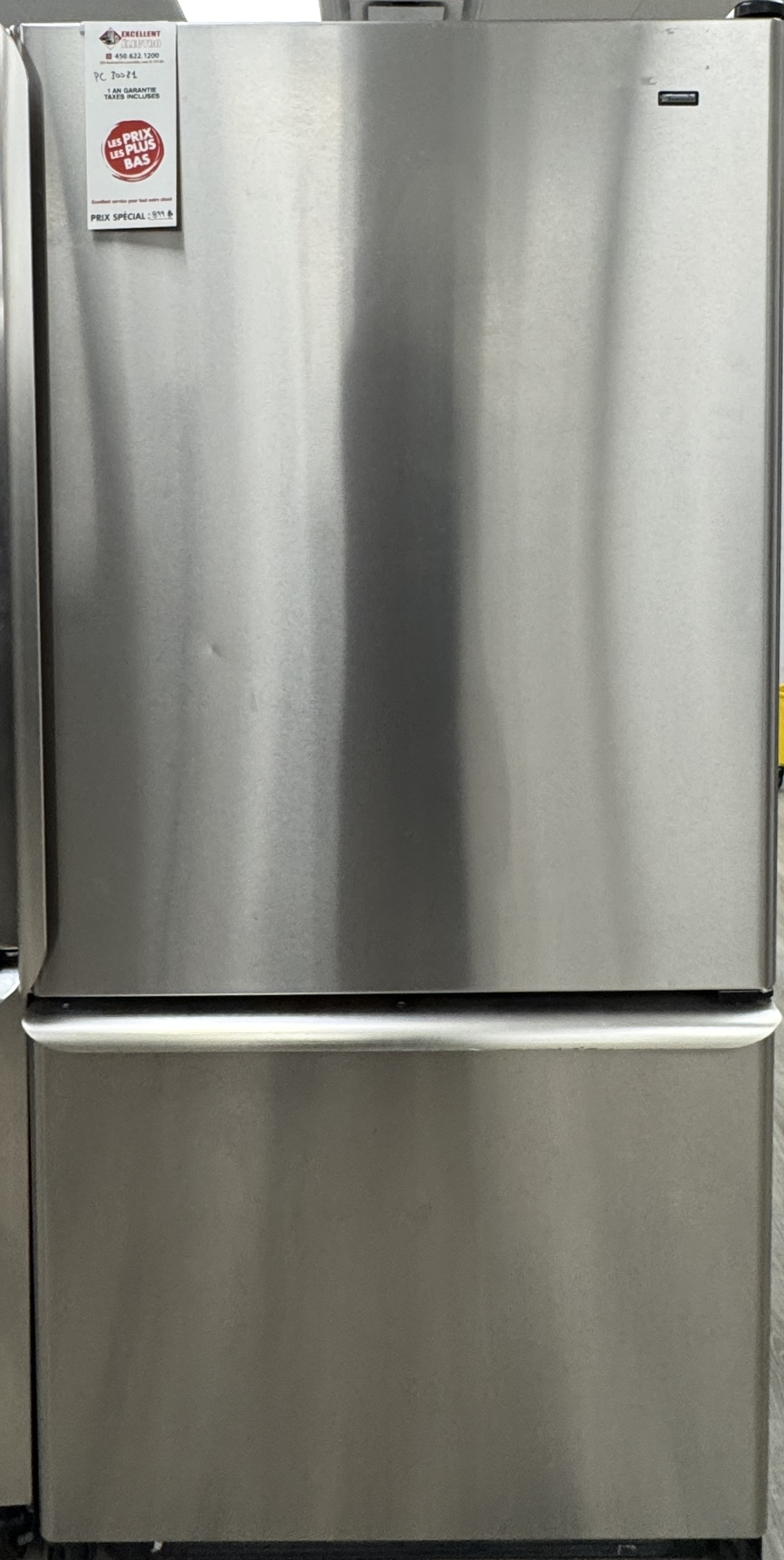 Kenmore - 33'' Refrigerator - Stainless Steel - Bottom Freezer - Refurbished - 30021