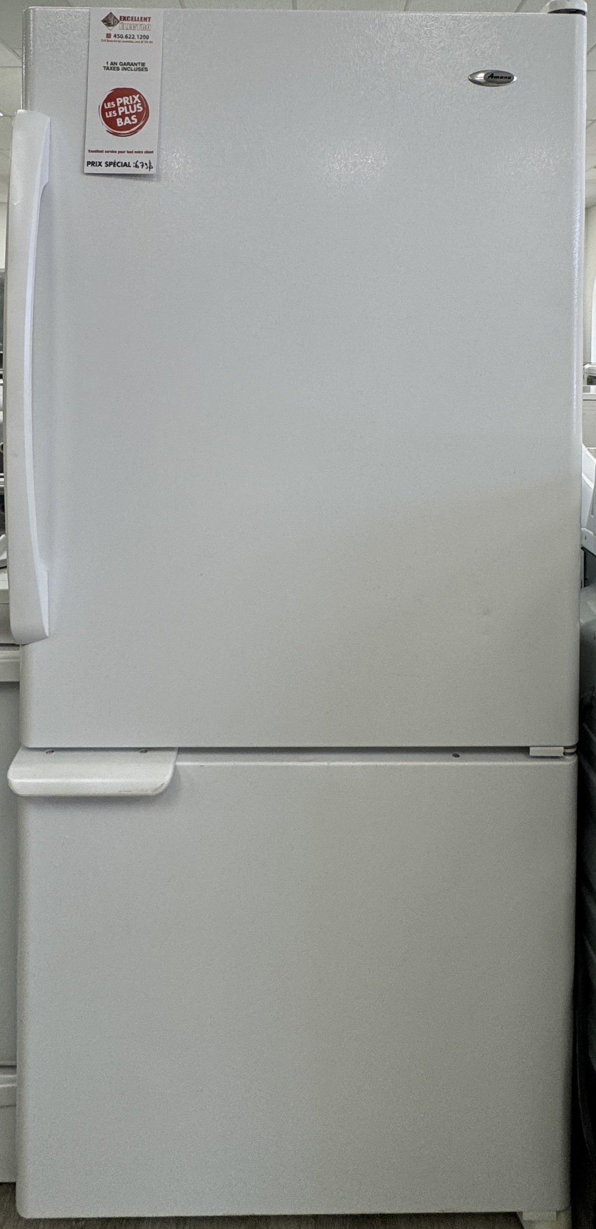 Amana - 30'' Refrigerator - White - Bottom Freezer - Refurbished - 30027