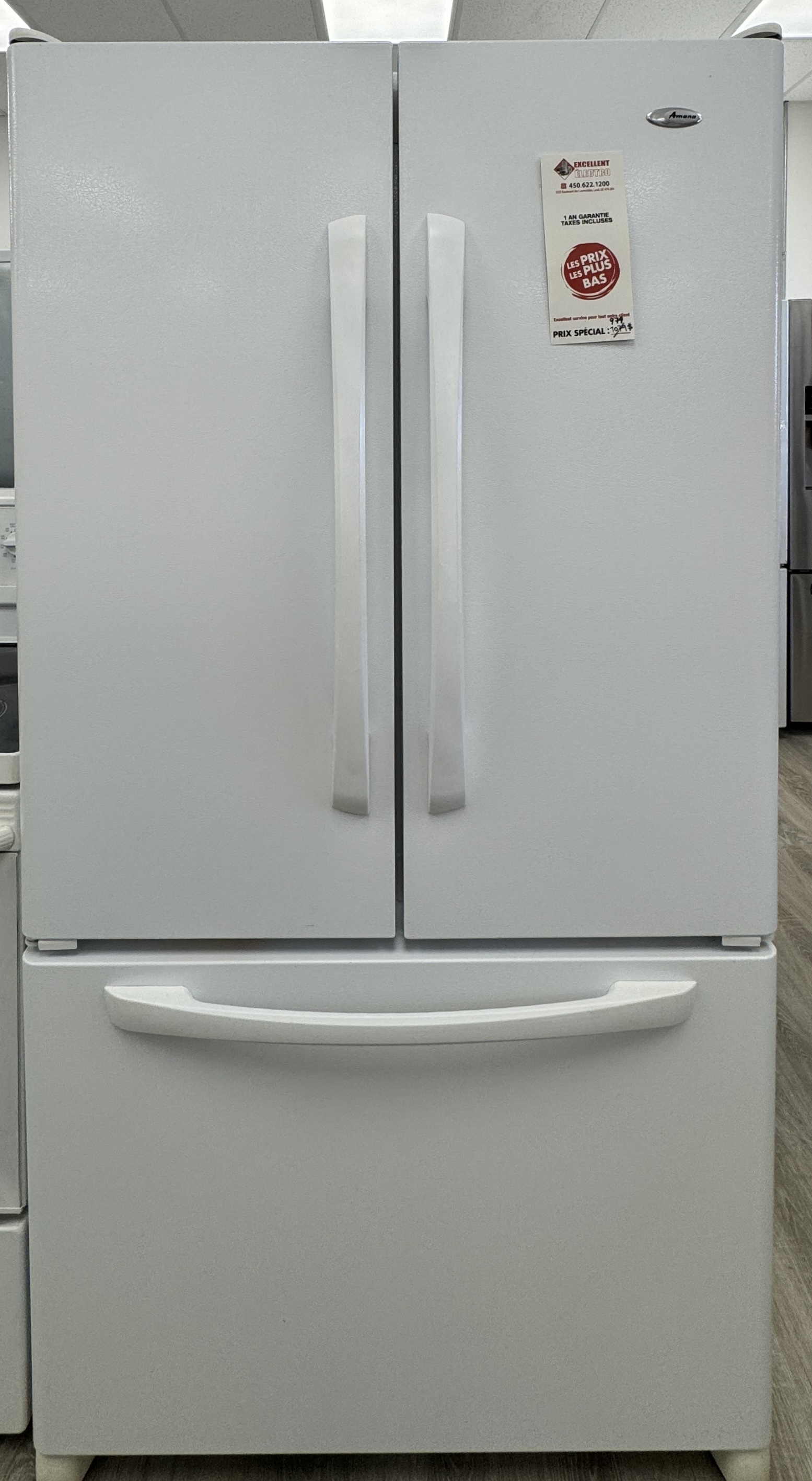 Amana - 36'' Refrigerator - White - French Door - Refurbished - 30029