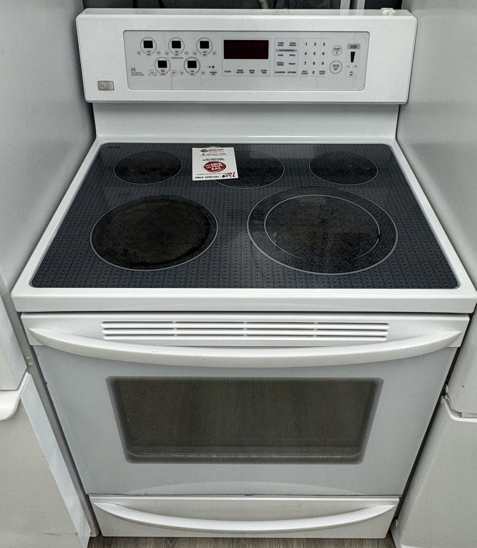 LG - 30'' Stove - White - Ceramic Glace - Refurbished - 31015