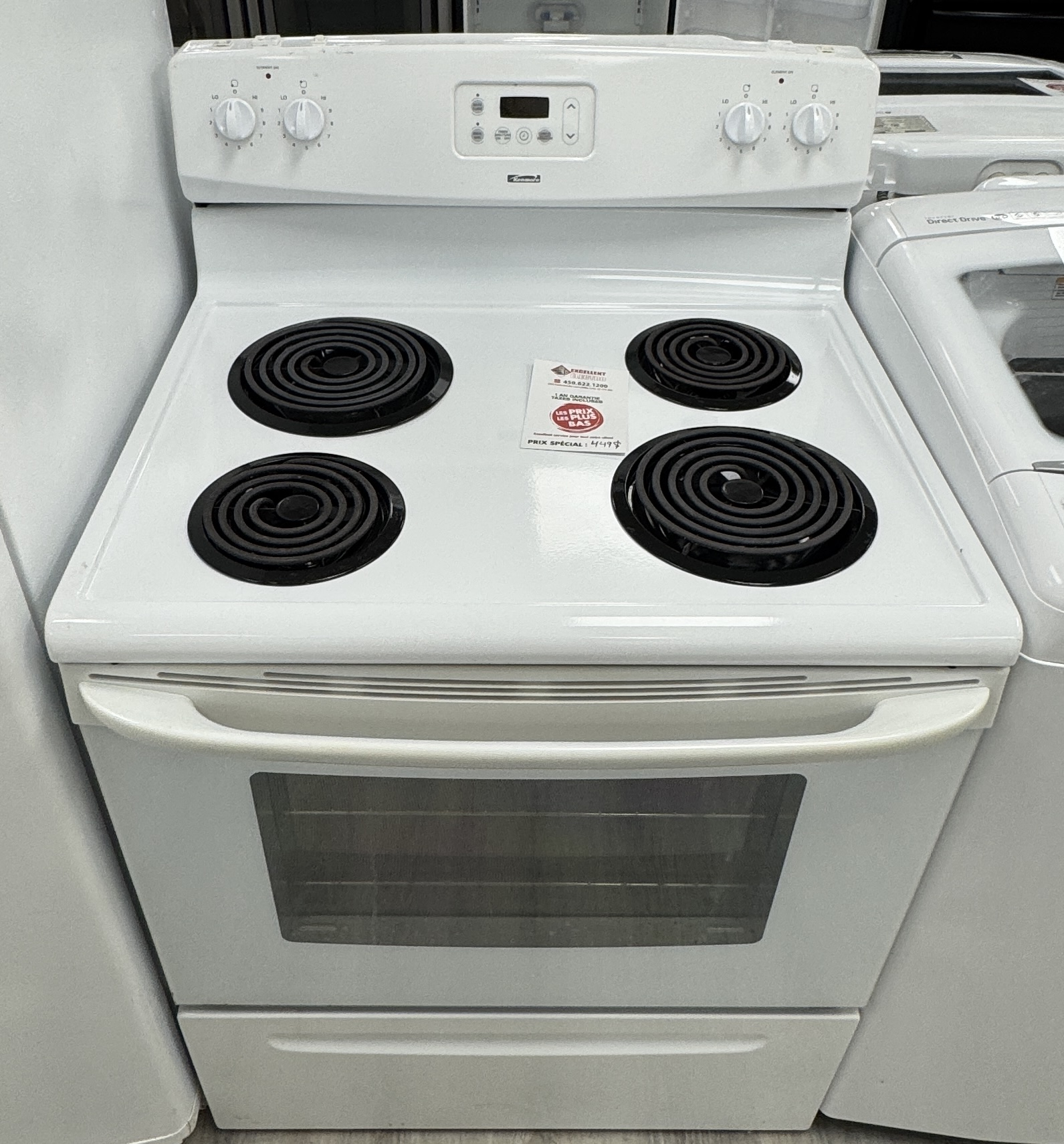 Kenmore - 30'' Stove - White - Coil - Refurbished - 31017
