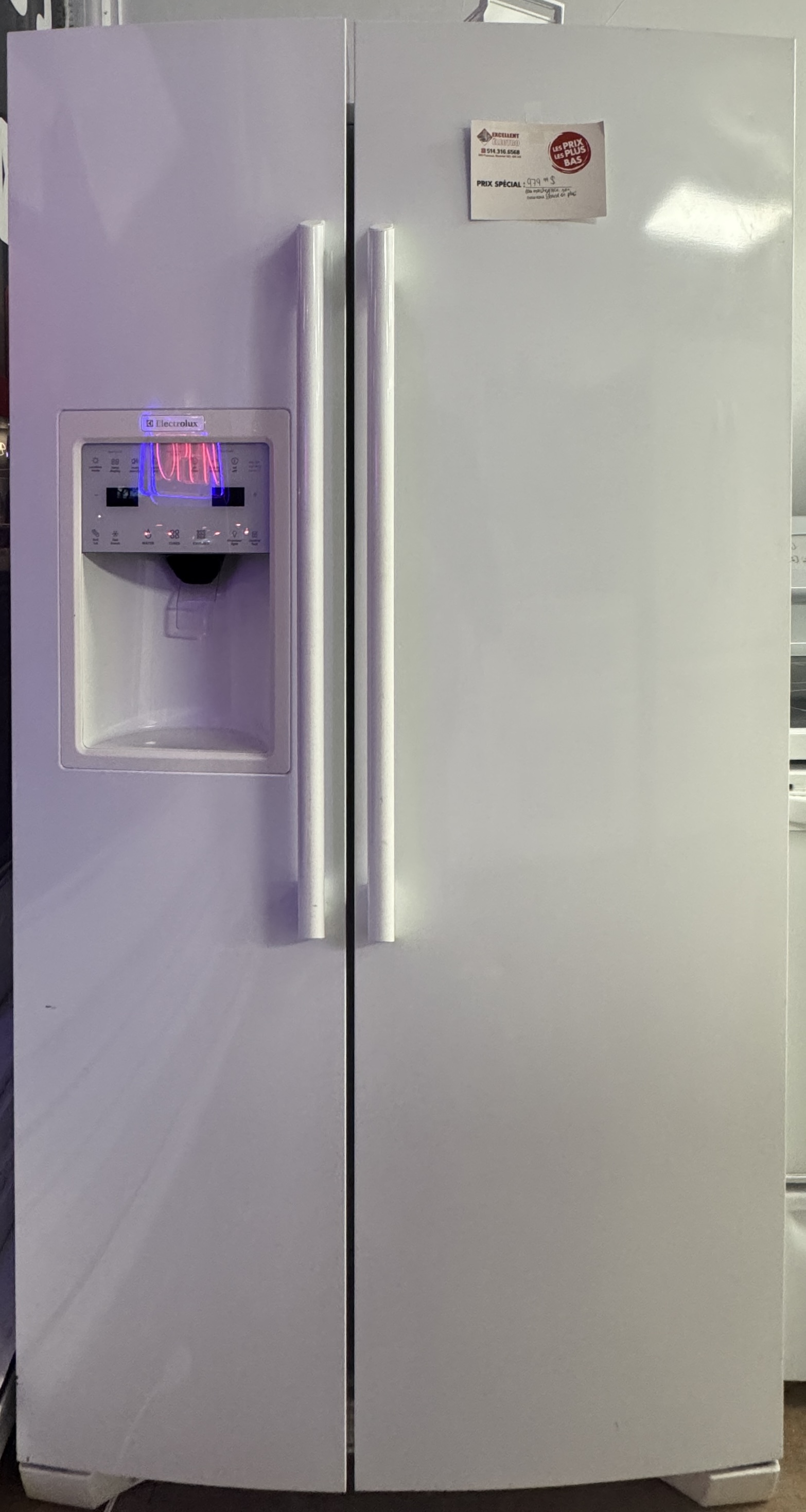 Electrolux - 36'' Refrigerator - White - Side by Side - Refurbished - 10024